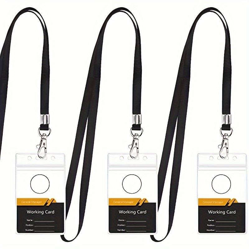 transparent waterproof name ba - Lanyard Badge Holder บทวิจารณ์และราคา
