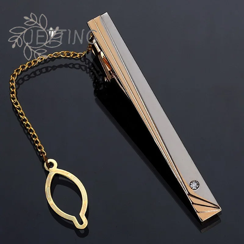 Hot Metal Simple Necktie Buckl - Tie Clip Silver บทวิจารณ์และราคา