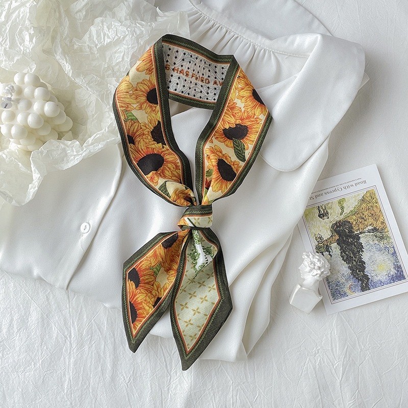 Spring Oil Painting Series Sca - Head Wrap Turban บทวิจารณ์และราคา